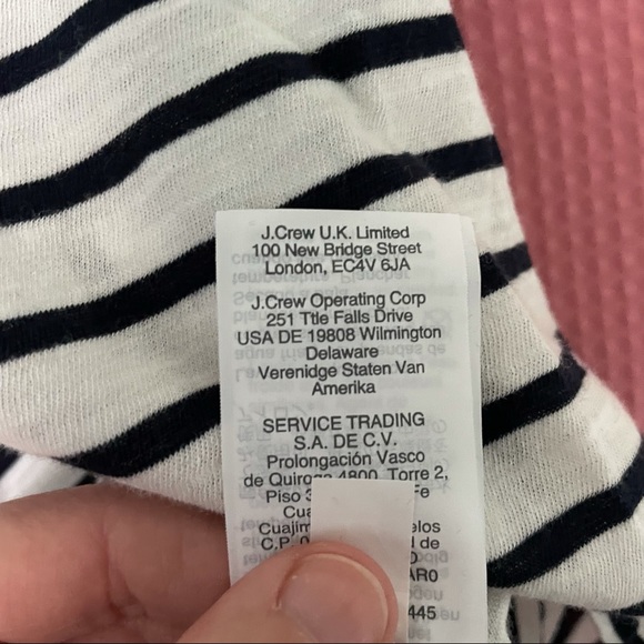 Madewell Striped VNeck Tee NWT Sz S - Picture 7 of 10